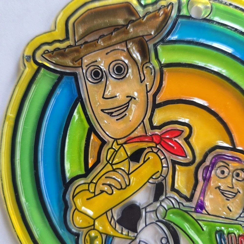 Disney Pixar Toy Story Woody Buzz Lightyear Suncatcher Greenbriar Window Hanging
